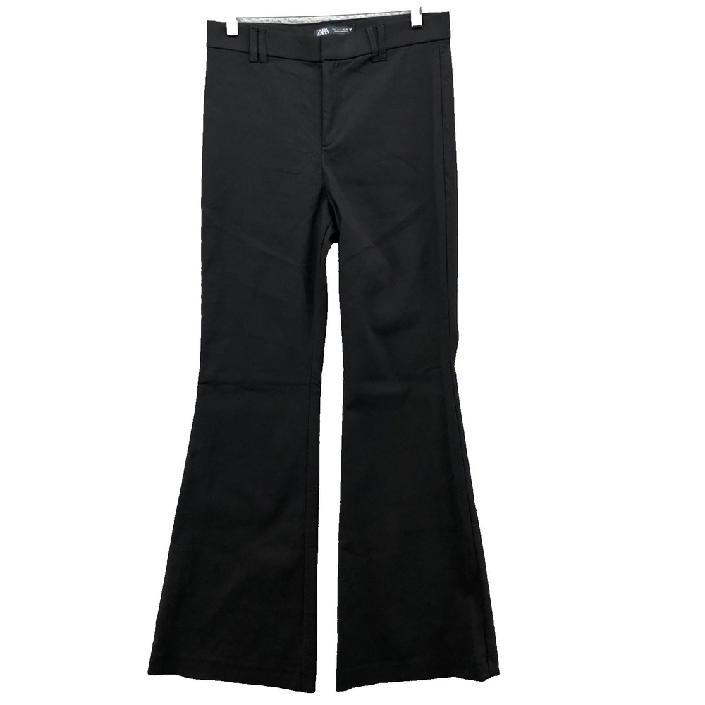 Zara Black Boot Cut Flare Pants